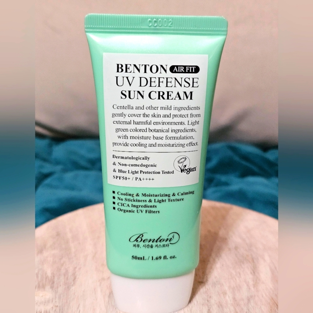 Benton Air Fit UV Defense Sun Cream SPF50+/PA++++. Vegan